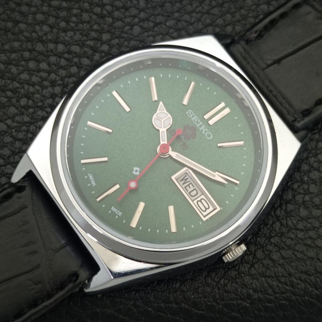 JAPAN VINTAGE REFURBISHED SEIKO EXPO 70 AUTOMATIC 6309A MENS WATCH a441832-1