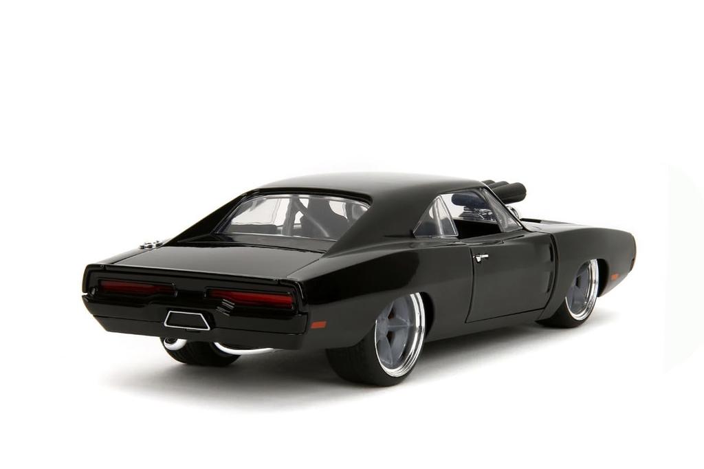 Jada Toys Fast & Furious Series 1/24 Scale Fast X Dodge Charger R/T Black (Dominic) Finished Model JADA34918