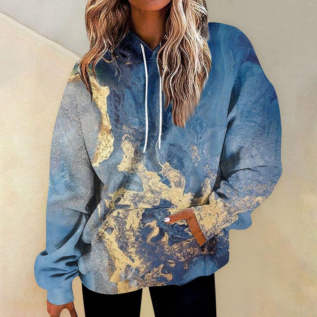 Autumn Marble Gradient 3D Print Hoodies Men Women Fashion Casual Sweatshirts Oversized Hoodie Pullovers Tracksuit Clothing