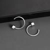 Square-shaped Ear Hook Earrings Are Hypoallergenic, Stylish, Simple, Elegant, and Suitable for Women with Pierced Ears.