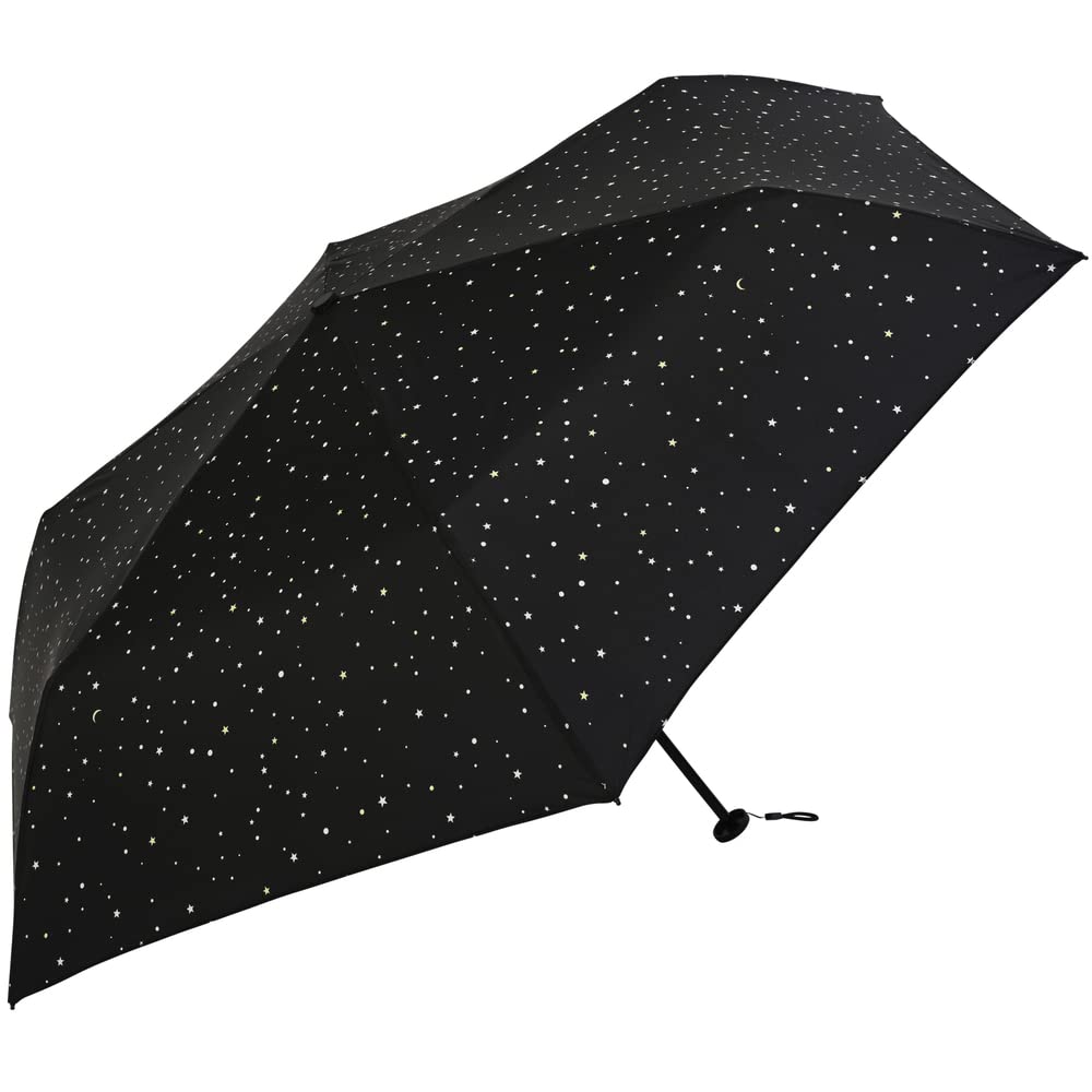 Nifty Colors Folding Umbrella Star Carbon Lightweight Mini 55 1464BK чёрный