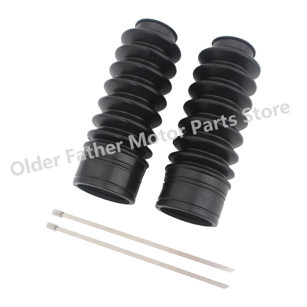 Motorcycle Accessory Rubber Front Fork Cover Gaiters Gators Boot Shock Protector Dust Guard For Triumph Climber T100 T120 T900