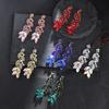 Exquisite Leaf-shaped Fashion Earrings  Forest-style Sweettrendy Earrings  Super Sparkling Elegant Earrings
