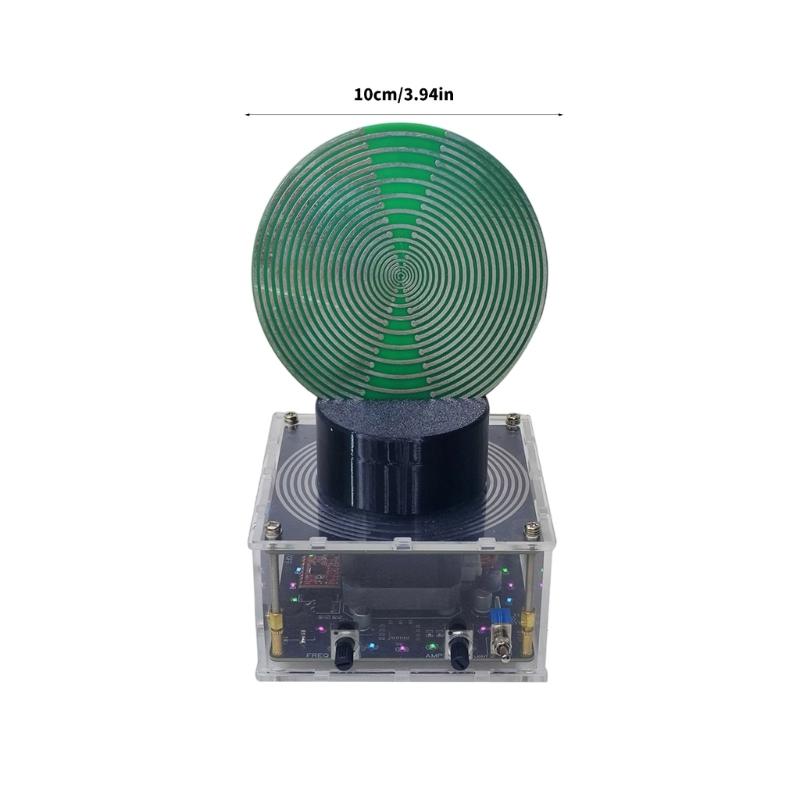 Auto Rotating Oscillation Disc for Cellular Rejuvenations with Copper Antennas and LED Light Frequency Synchronization