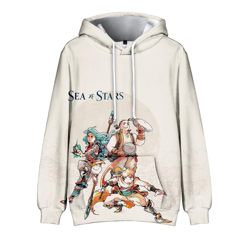 Fashion for Fans of Sea of Stars Printed Hoodies Sweatshirt Outdoor Sport Cosplay Pullovers Cosplay Costume