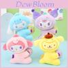 Sanrio Kuromi Dinozaur Pluszowa Zabawka Melodyjny Breloczek 12cm Miękki Pluszak Bawełna PP