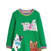 European and American Kitty Autumn Girls Medium and Large Children's Dresses