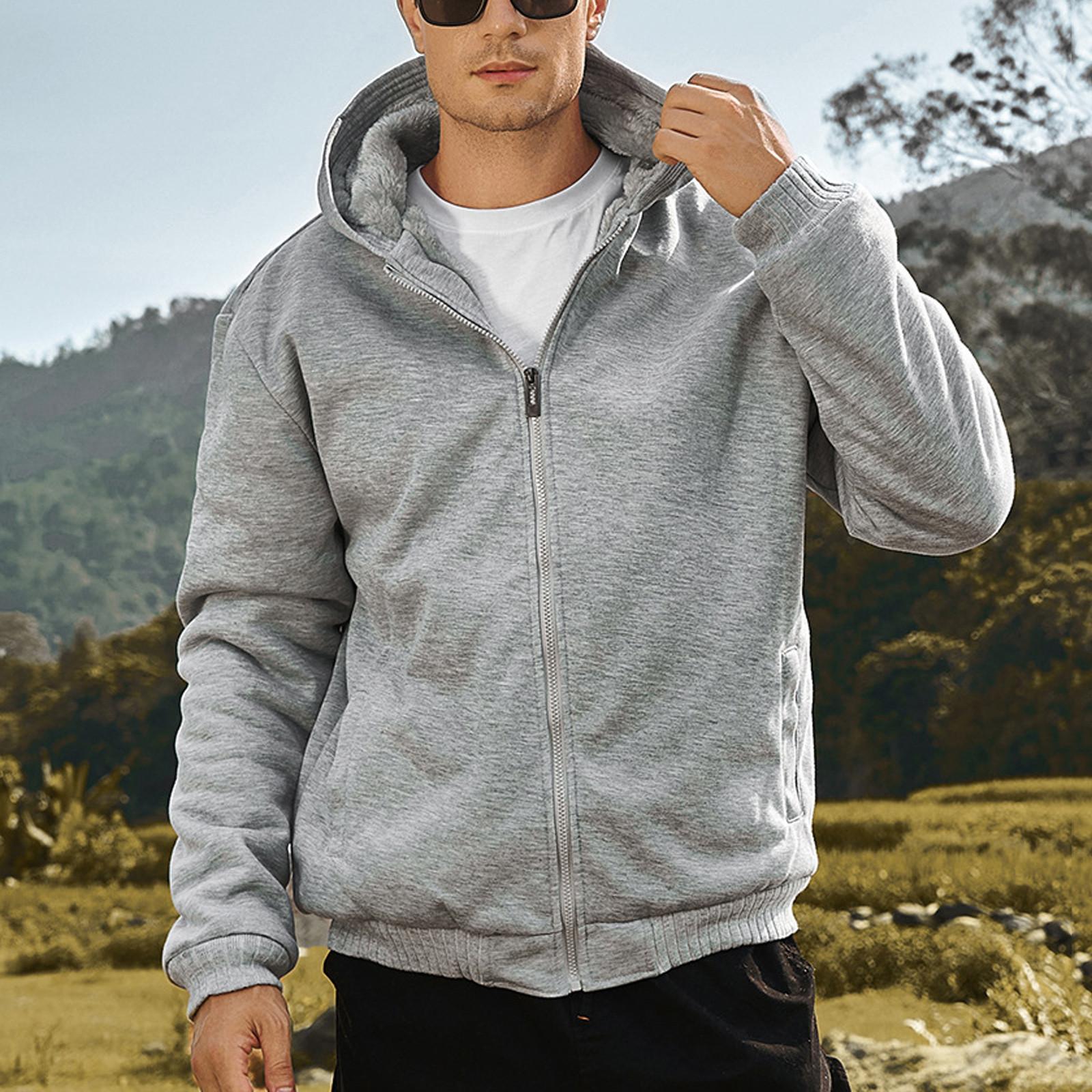 Мужской пуловер на молнии с длинными рукавами и капюшоном топы блузка M 3735₽