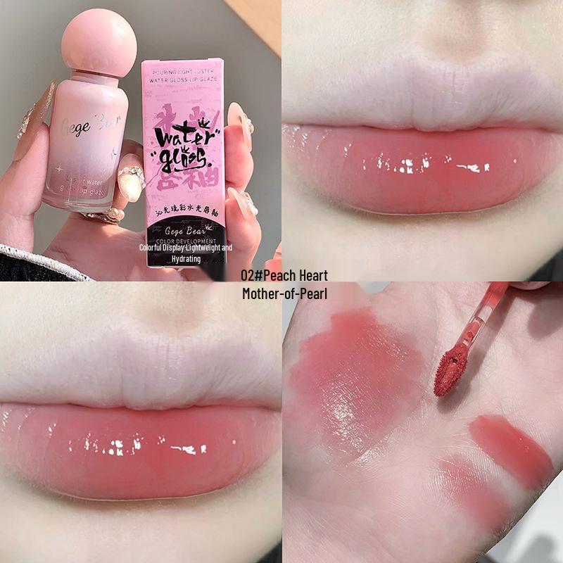 

Gegebear Radiant Glossy Lip Tint - Hydrating, Vibrant, Brightening Lip Gloss for Women, Perfect for Spring and Summer. 4g