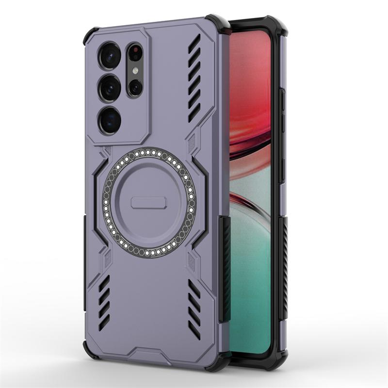 For Samsung Galaxy S21 Ultra Case Samsung S21 Ultra 5G Magnetic Adsorption Wireless Charge Back Cover For Samsung S21 Ultra Case