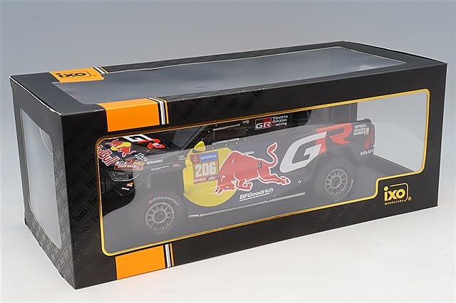 IXO Scale Toyota GR DKR Hilux T1U 2024 Dakar Rally Monleon 1/18 #206 L. Moraes/A.