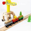 Wooden Magnetic Train Toys Railway Vehicles Track Trains Car Railway Tracks Train  Educational Toys