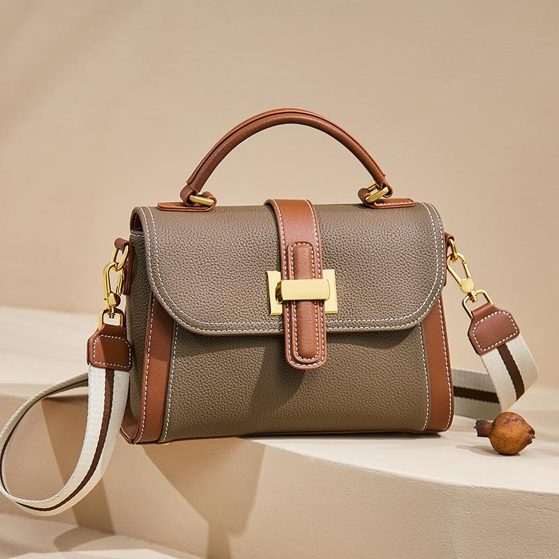 

Mrs. Qiao Bag High-Quality Texture Fashion Handbag Crossbody Bag Niche Light Luxury Shoulder Bag Versatile Genuine Leather Women s Bag Long25CM、Wide10.5CM、