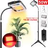 50W LED Grow Light Phyto Lamp Full Spectrum for Greenhouse Hydroponic Plants Growing Lamp Standing for Seedlings
