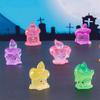 Mini Mini Candle Ornament Resin Candle Statue Halloween Candle Figurine  Ghost Festival