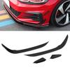 4PCS Front Bumper Aero Kits Canards Wing UV Resistant Replacement for MK7.5 GTD 20172020