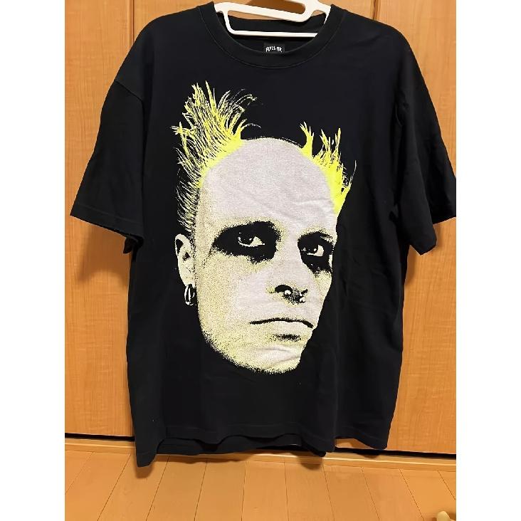 Официальная футболка группы Prodigy Keith Flint - Иконический принт с шипами на волосах и лице, Keith Flint, Унисекс Ретро Музыкальный Мерч (S-5XL), Прочный, можно стирать в машине S чёрный