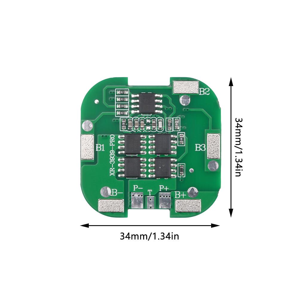 14.8V 4S BMS Same Port Design NTC Temp Sensor Stable IC For Electronic Enthusiast DIY Battery Pack