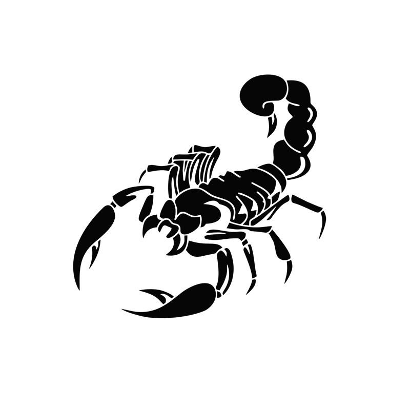 

30 СМ Прохладный 3D Скорпион Автомобильные Наклейки Стайлинга Автомобилей Наклейка Для Украшения Автомобиля DIY чёрный