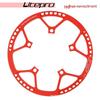 Litepro Folding Bike Crankset with Round Chainrings: 45T, 47T, 53T, 56T, 58T - Square Hole Design