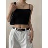 Modern Womens Black Denim Pants With Sleek Minimalist Design And Belt