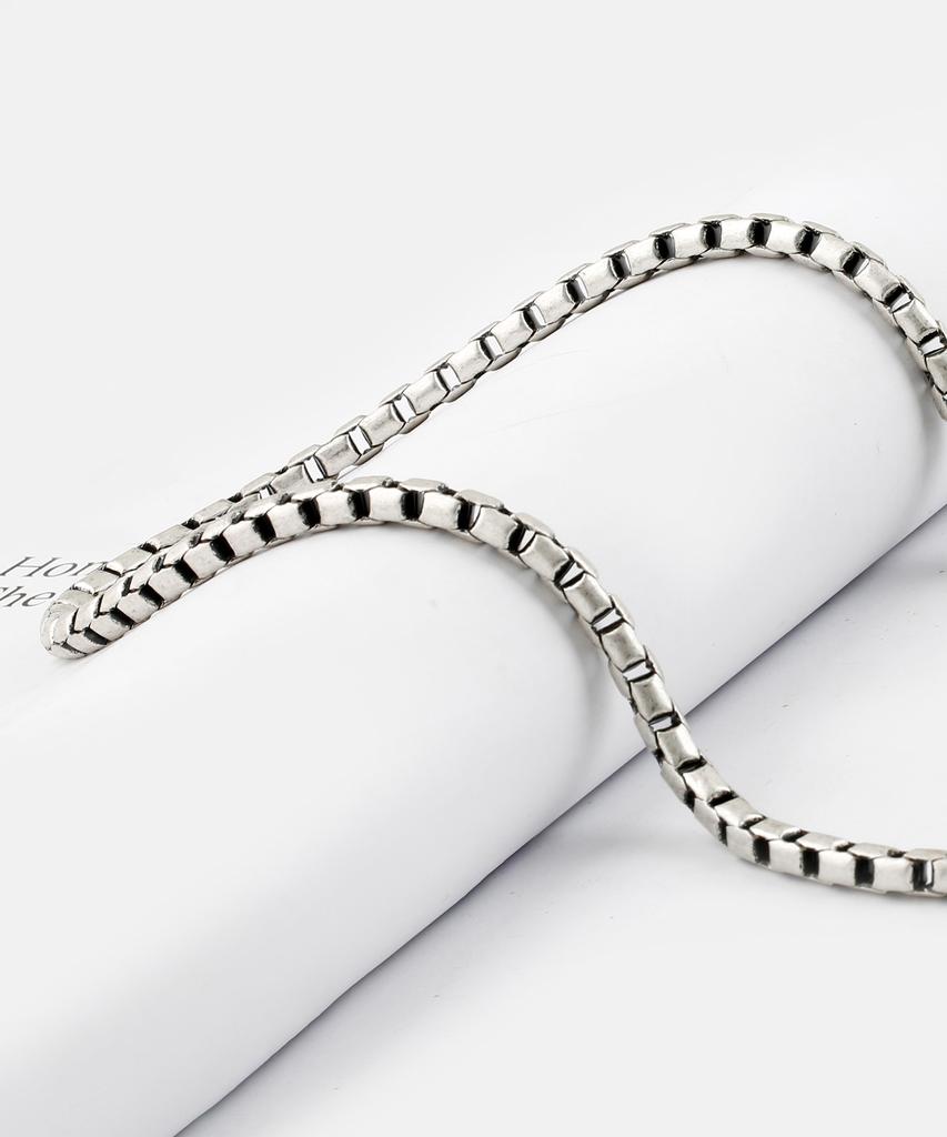 SHOVEOFF Svc-534 Handmade Skull Antique Silver Pants Chain