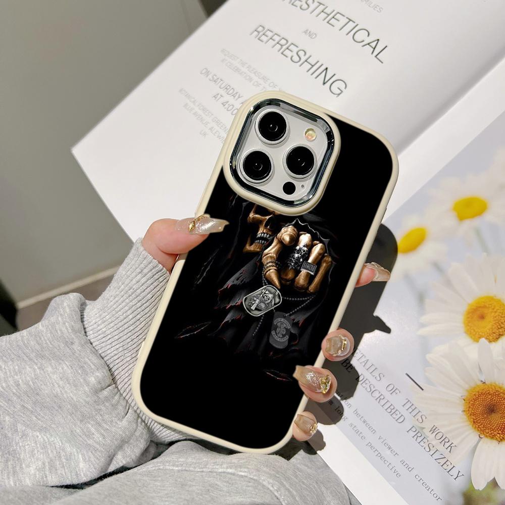 Ae80 Gesture Greeting Design Art Phone Cases for Samsung A13 A32 A53 A04e A54 S23 S24 Ultra Infinix Hot 40i Huawei Metal Camera Protective Back Cover
