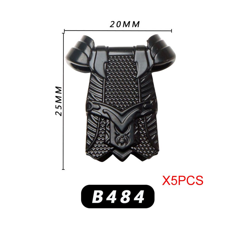 MOC Medieval Military Parts Castle Rider Soldiers Sets Model Bricks Knights Heavy Infantry DIY Building Block Boy Toys