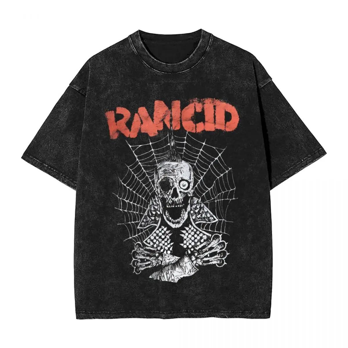 

Classic Punk Rock Band Rancid Graphic Print TShirt Unisex Women Vintage Washed Cotton Streetwear Fashion Oversized Summer New Tee 2XL