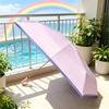 Manual Portable Umbrella UV Protection Sunshade Umbrella Dual-Use Sun Rain Umbrella  Beach