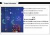 LED Star Moon Curtain String Lights with Battery & USB for Bedroom Décor