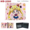 Sailor Moon Coin Purse Full Color Print Short Card Holder Anime Wallet for Men Women 1pcs
