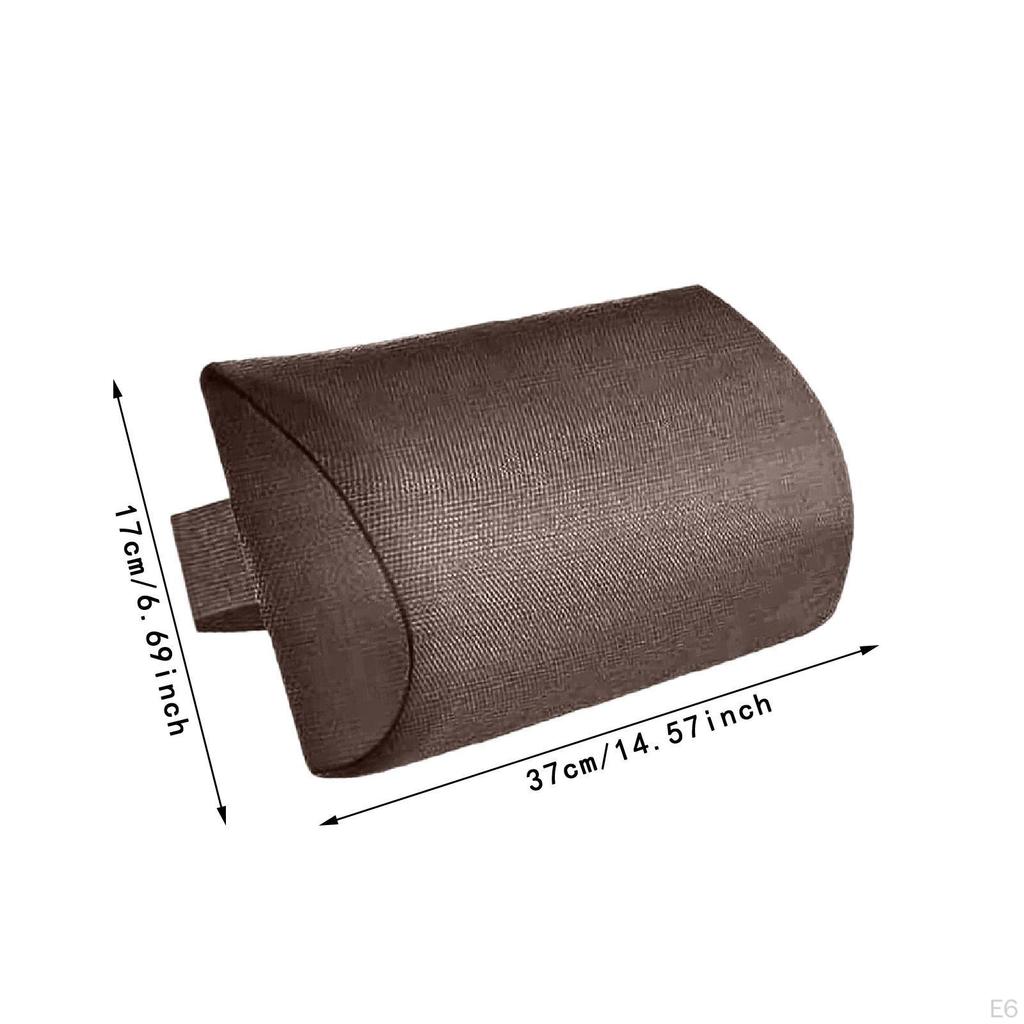 Krzesło Leżanka Zagłówek Poduszka Podparcie Miękka z Elastyczną Gumką Rozkładane Heather