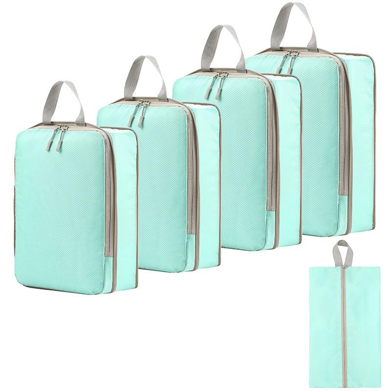 4 Set/5 Set/6 Set Compression Packing Cubes for Travel,Lightweight Compression Suitcase Organizers Bag Set Packing Organizers