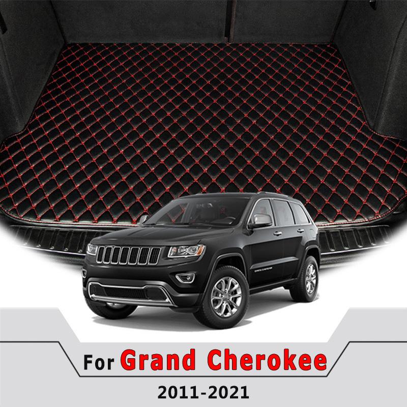 Car Trunk Mats For Jeep Grand Cherokee 2011 2012 2013 2014 2015 2016 2017 2018    Covers Cargo Liner Carpet Interior