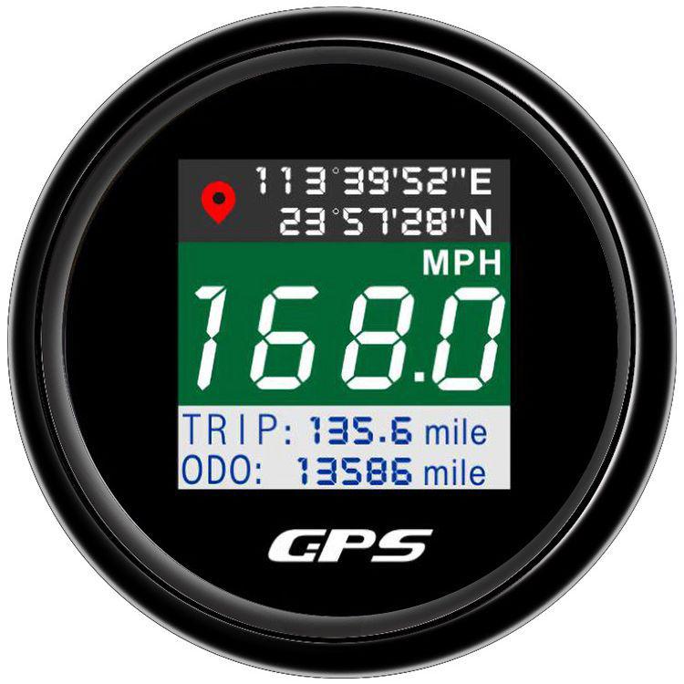 

52-миллиметровый GPS-спидометр для автомобилей, грузовиков, яхт и лодок