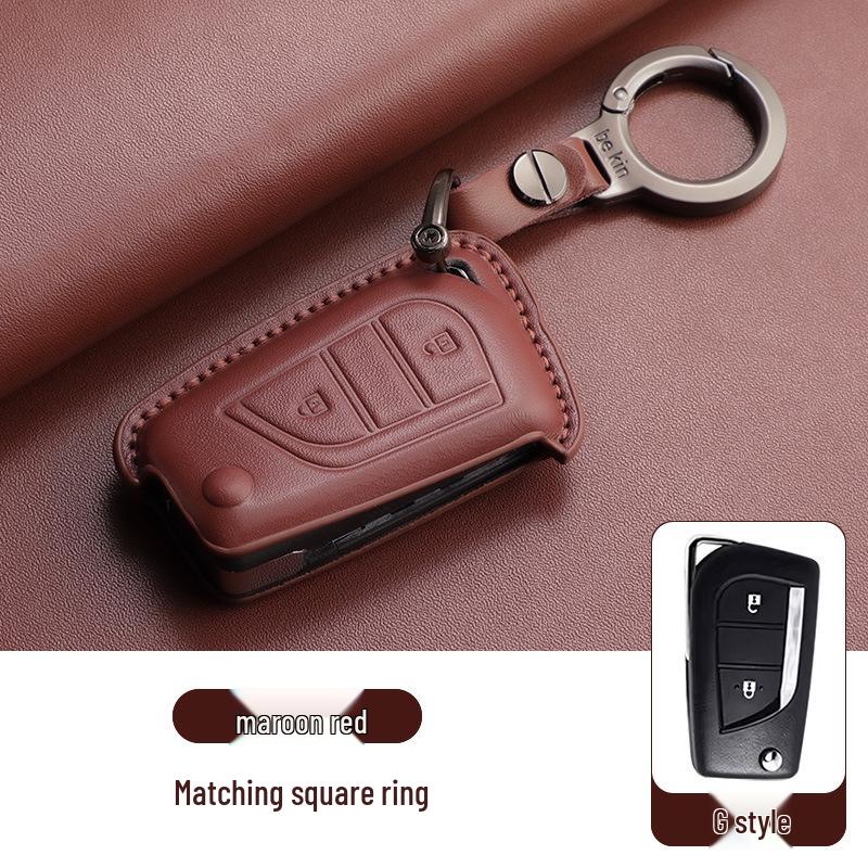 Toyota Wildlander/C-HR/Camry Alcantara Leather 3D Key Case Cover