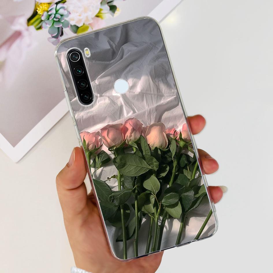 For Xiaomi Redmi Note 8 Case Cute Cartoon Soft Silicone Phone Cases For Xiaomi Redmi Note 8T 8 t Cover On Redmi Note8 Back Coque
