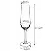 KADAX Champagne Glasses Set of 6 Glasses