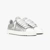 Thick Baseplate Shoes Men'S And Women'S Leather Color Matching Lace-Up Light Luxury Casual Shoes Versatile Trendy Sports Shoes