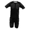 Kids Anti Impact Sports Chest Protective Clothing Breathable Padded Tops Short Sleeve Shirt for Basketball Skidding Football