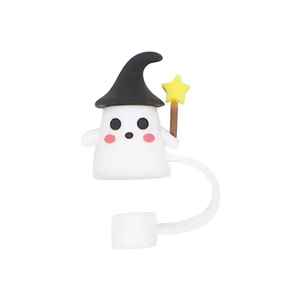 10mm Drinking Straw Cap Leak Stopper Christmas Gift Cute Silicone Straw Sleeve Party Decor Cup Accessories Spill Proof Stopper