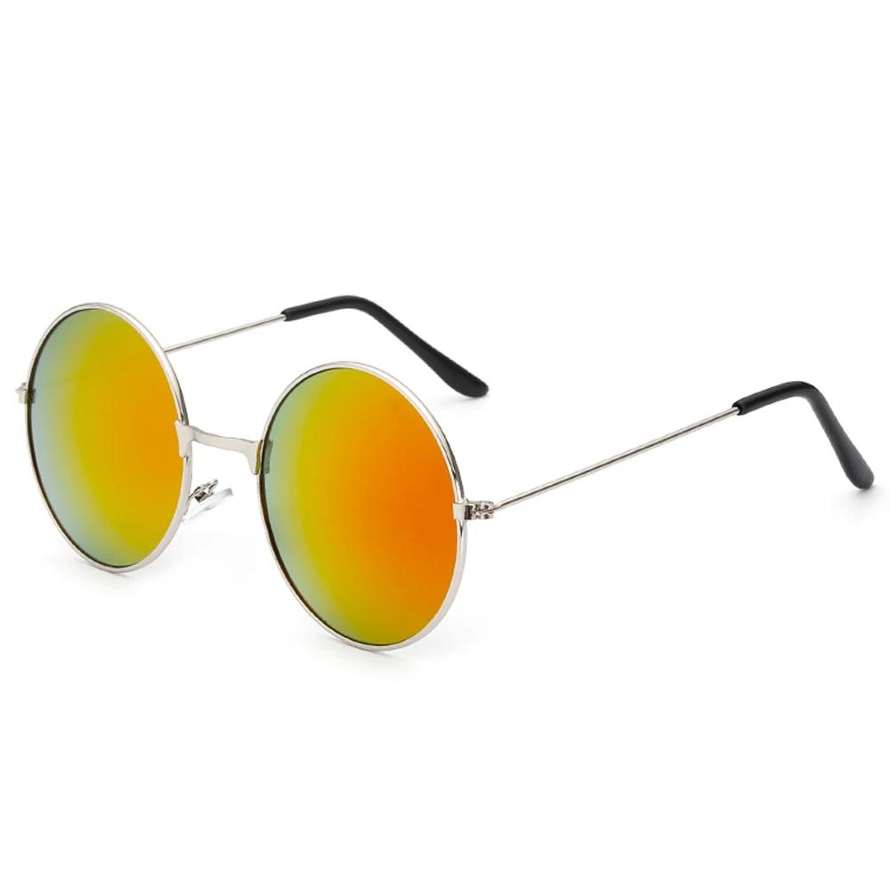Vintage Round Sunglasses for Women Men UV400 Protection Retro Mirror Glasses Fashion Sun Eyewear EE07