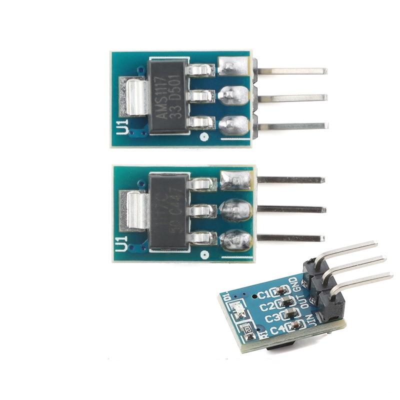 1/3/5Pcs Ams1117-3.3 Ldo Linear Regulator Board 800Ma Ams1117 3.3V Power Supply Module Diy Accessories
