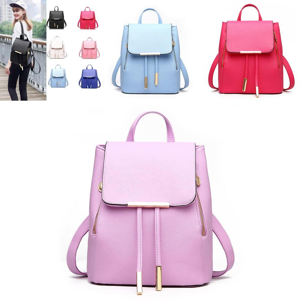 Elegant Fashion Women Girls Backpack For Travel School Handbag And Clutch Bag