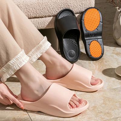 Fashion Non-Slip Bathroom Slippers Women Summer New Indoor Couple House Slippers Woman Sandals 2025 Soft Sole Casual Home Flip Flops