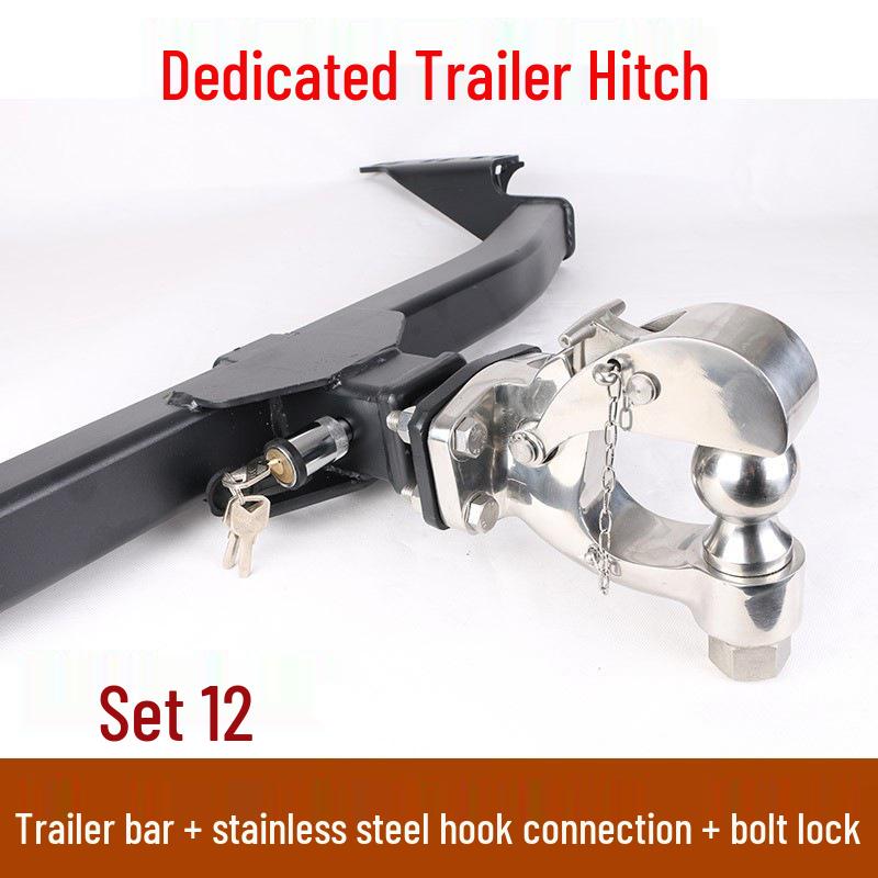 Toyota Fortuner/FJ Cruiser Tow Hook & Bar with Recovery Rack and Rear Trailer Hitch for Yacht