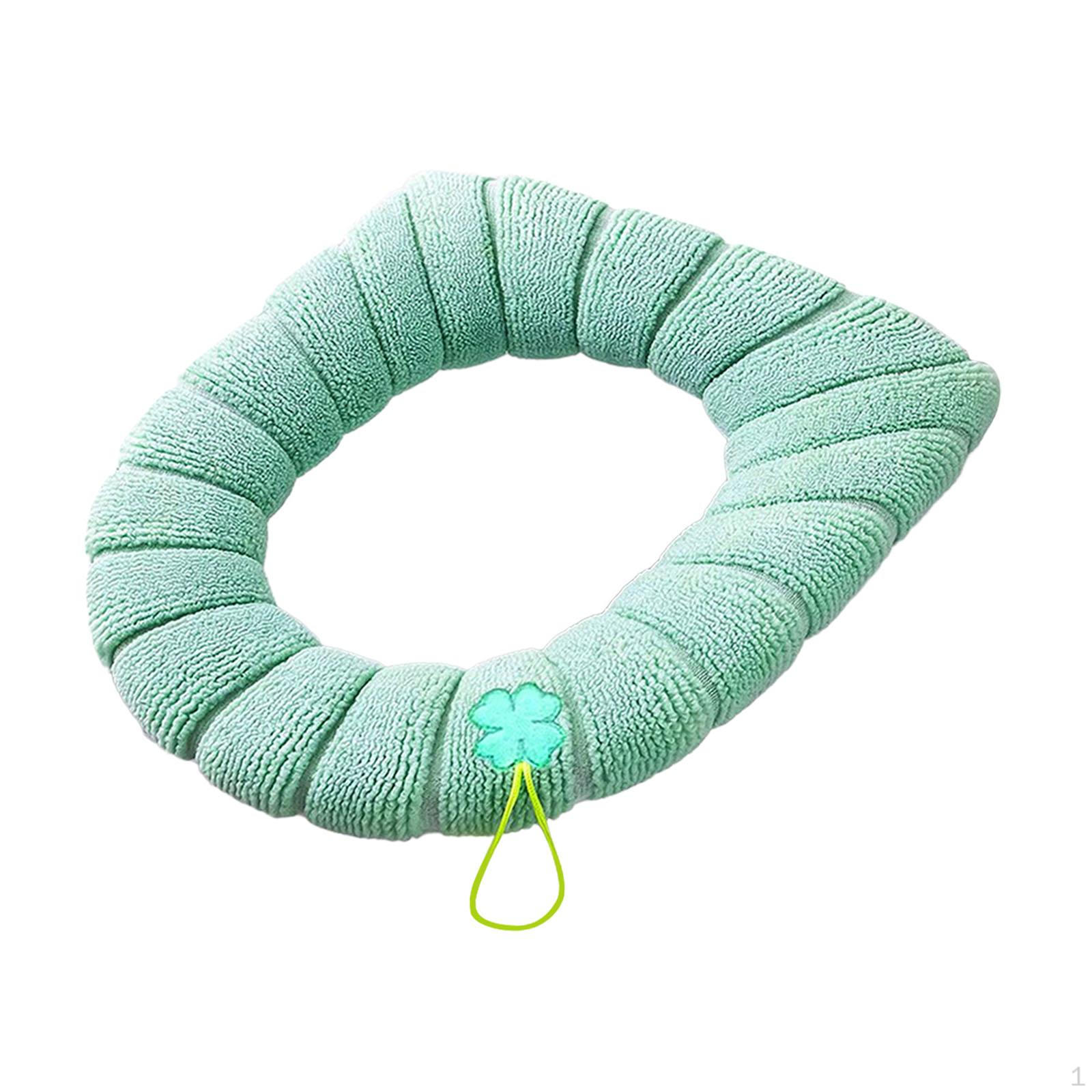 

Удобный коврик для унитаза с ручкой-подъемником для общежитий и кафе зелёный