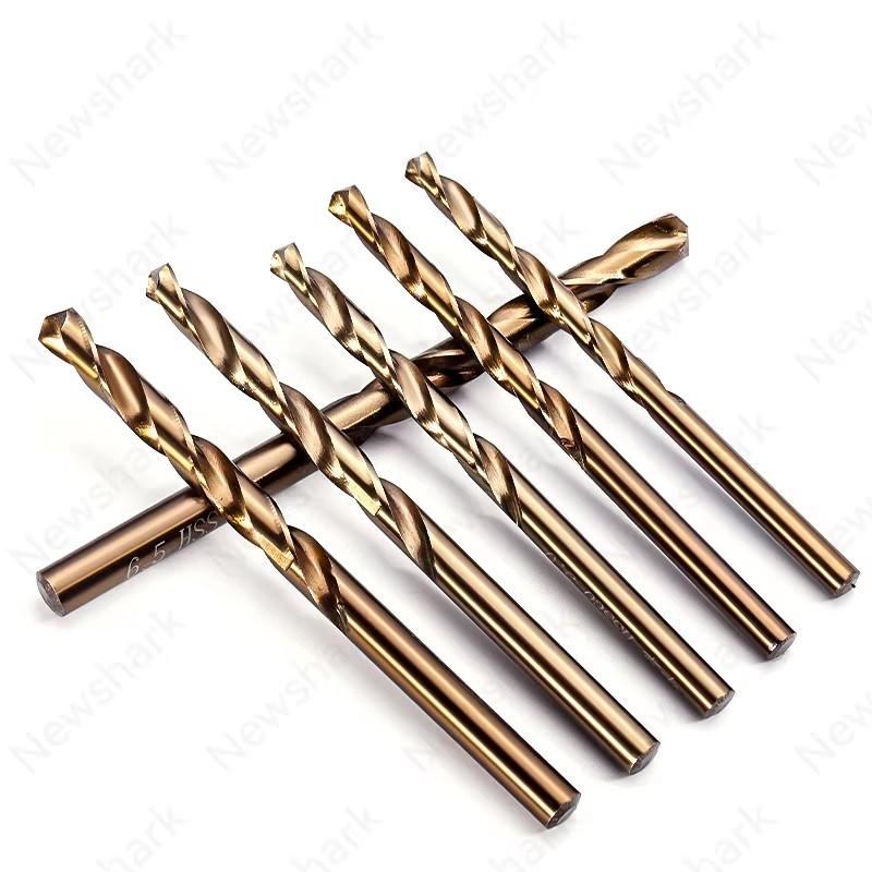 13pcs/set M43 Drill Bit Set, Including Cobalt Professional Spiral Drill Bits, Suitable for Wood Metal Stainless Steel Drill Bits