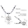 Single Diamond Necklace with Teddy Bear [Sears] 0.1ct Vp-hi01ct-cb-tdt-01-b